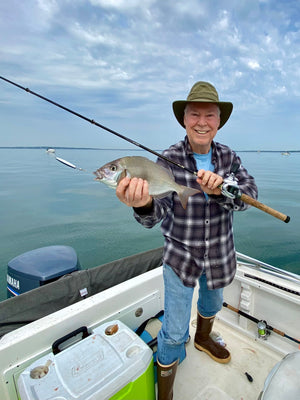 Feather-weight Diamond Jigging in the Bays