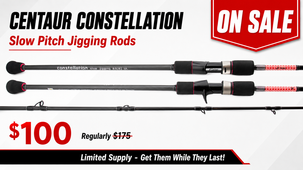 Centaur Constellation Slow Jigging Conventional Rods