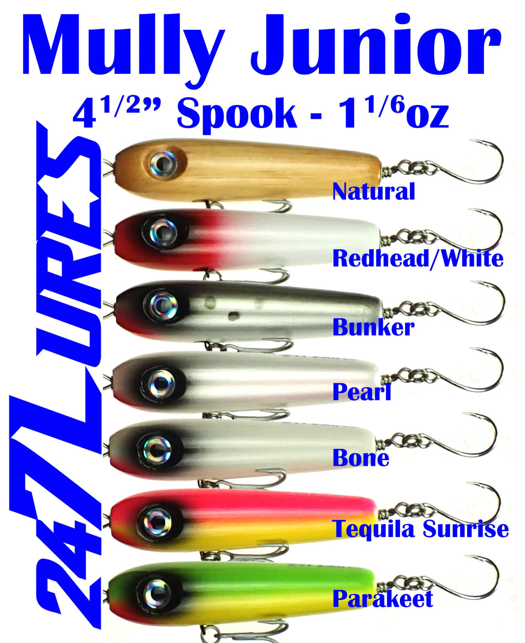 247 Lures Mully Junior Spooks