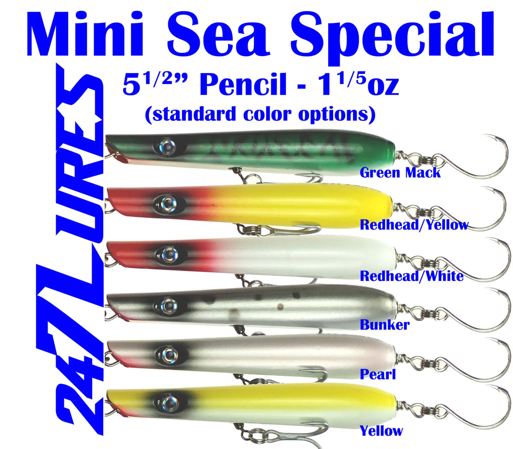 247 Lures Mini Sea Special Pencil Popper