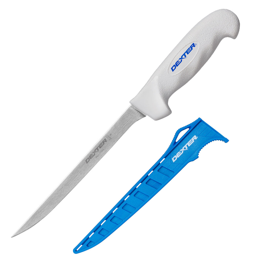 Dexter Outdoors SG133-7EG 7" SofGrip® Wide Fillet Knife w/ Edge Guard