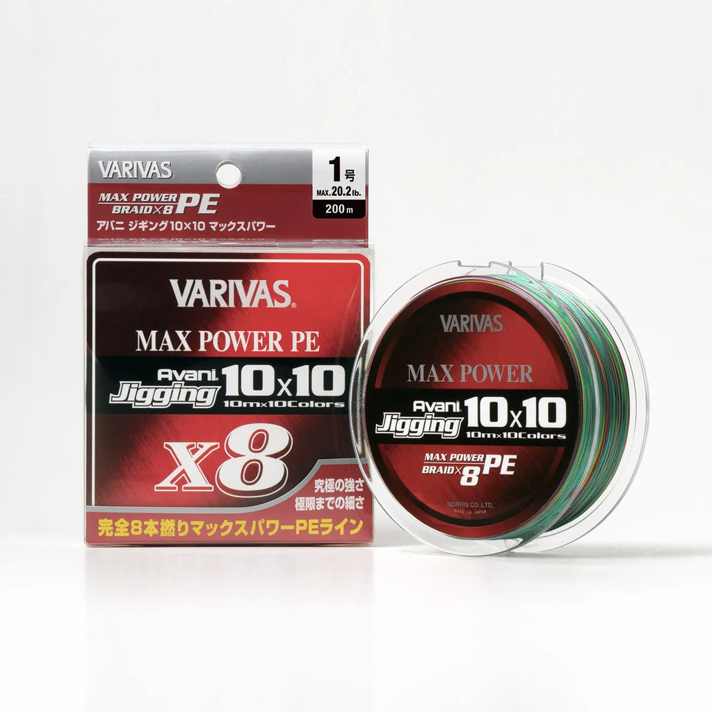 VARIVAS Avani Jigging 10x10 - Max Power PE x8 Braid