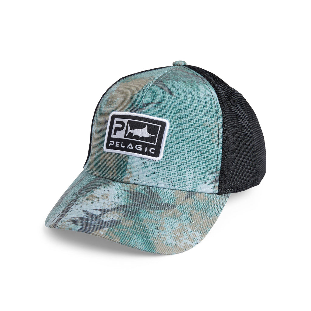 Pelagic Offshore Icon Gyotaku Trucker Hat *