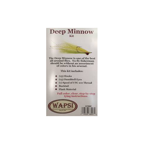 Wapsi Clouser Deep Minnow Fly Tying Kit – White Water Outfitters