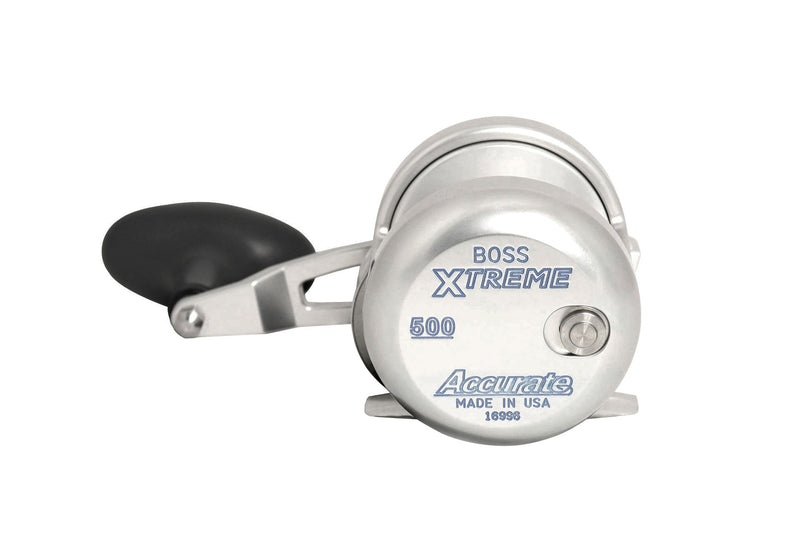 Accurate Boss Xtreme Single Speed Lever Drag Reels – White Water