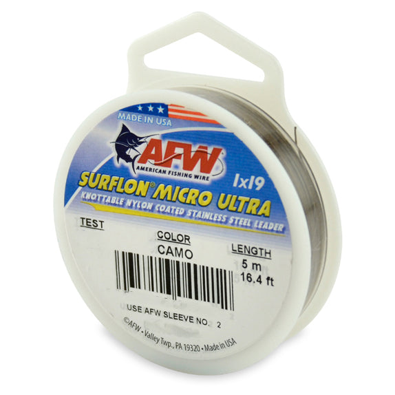 AFW Surflon Micro Ultra Tieable Coated Cable