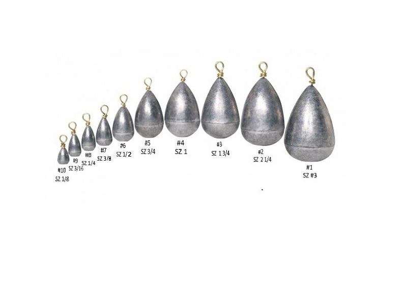 Water Gremlin Dipsey Swivel Bass Casting Sinkers – White Water