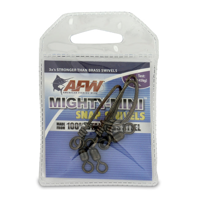 AFW Mighty Mini Stainless Steel Snap Swivels – White Water Outfitters