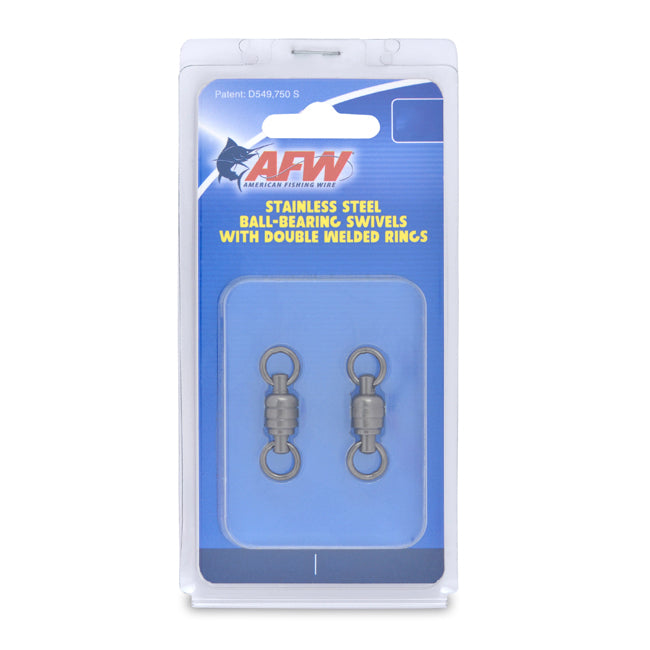 AFW Stainless Steel Ball Bearing Swivels w/ Double Welded Rings – White  Water Outfitters