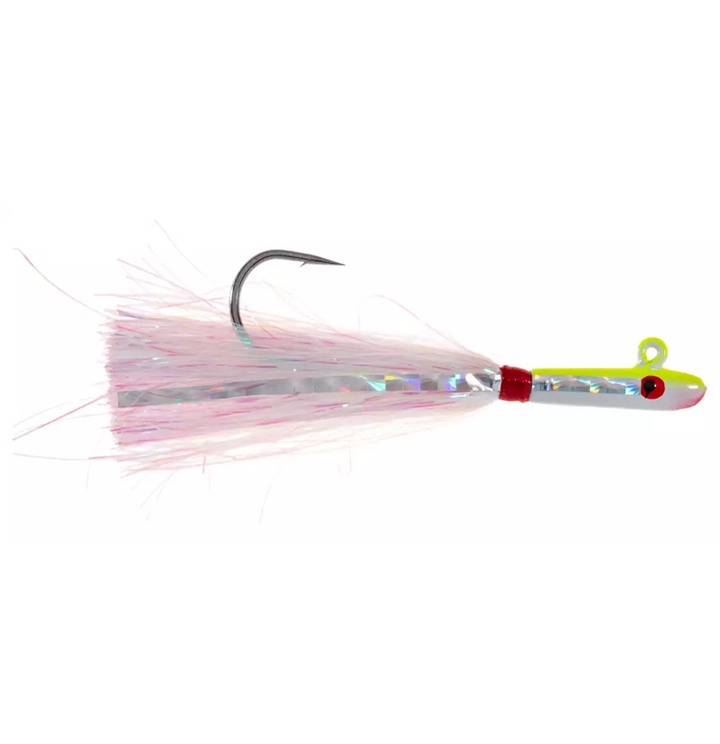 dichroic glass fishing lures Tsunami Glass Minnow Round Bend Holographic Teaser/Jigs – White Water Outfitters