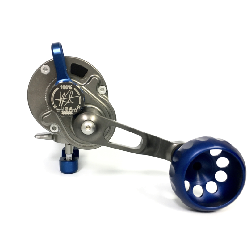 Seigler Reels Sg (Small Game) Lever Drag Left / Smoke/Red