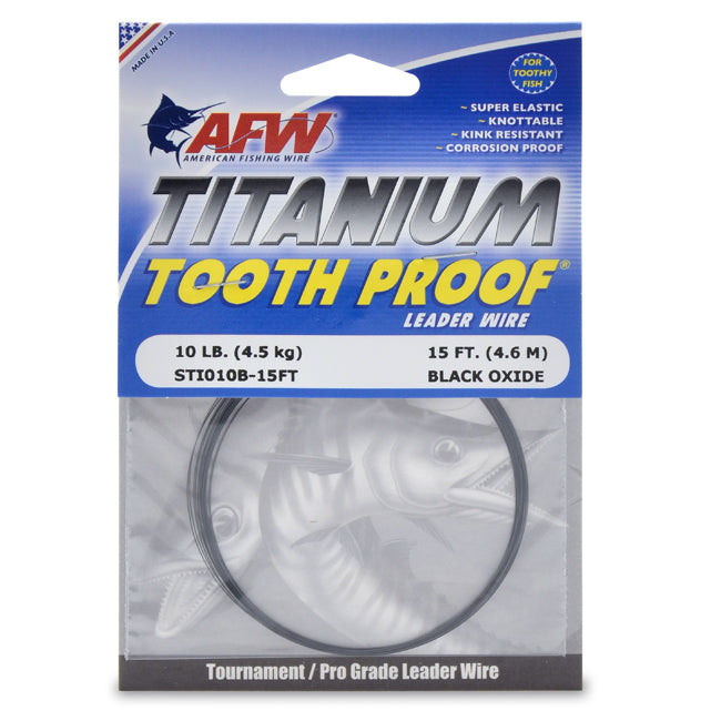AFW Titanium Tooth Proof Leader Wire – White Water Outfitters