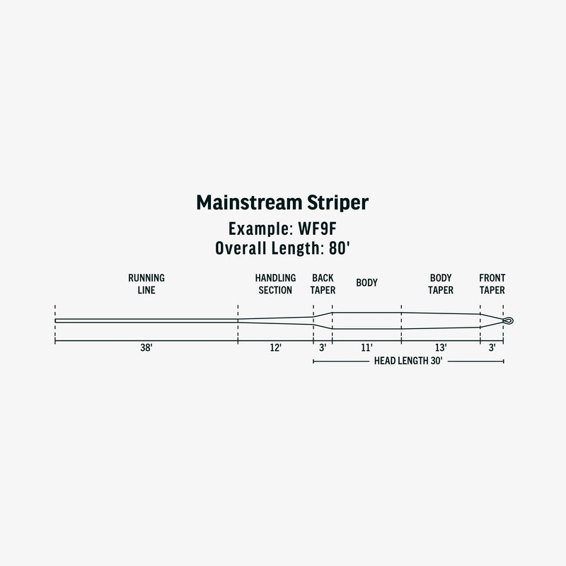 Rio Mainstream Striper Fly Lines