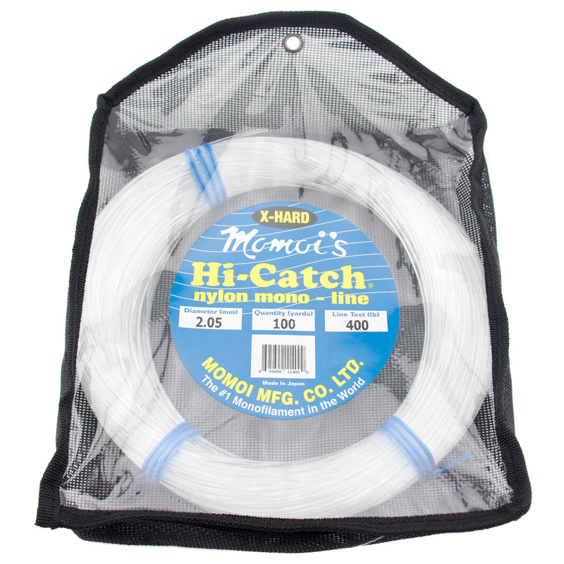 Momoi Hi-Catch Nylon Monofilament Leader Material – White Water