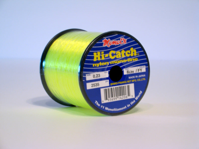 4lb mono fishing line Momoi Hi-Catch Nylon Monofilament Line 1/4lb Spools – White Water Outfitters