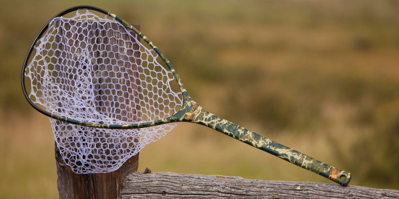 camo fishing net Fishpond Nomad Mid-Length Net