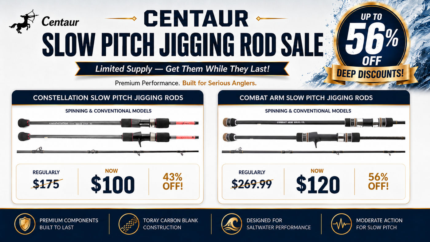 Centaur Jigging Rod Closeouts