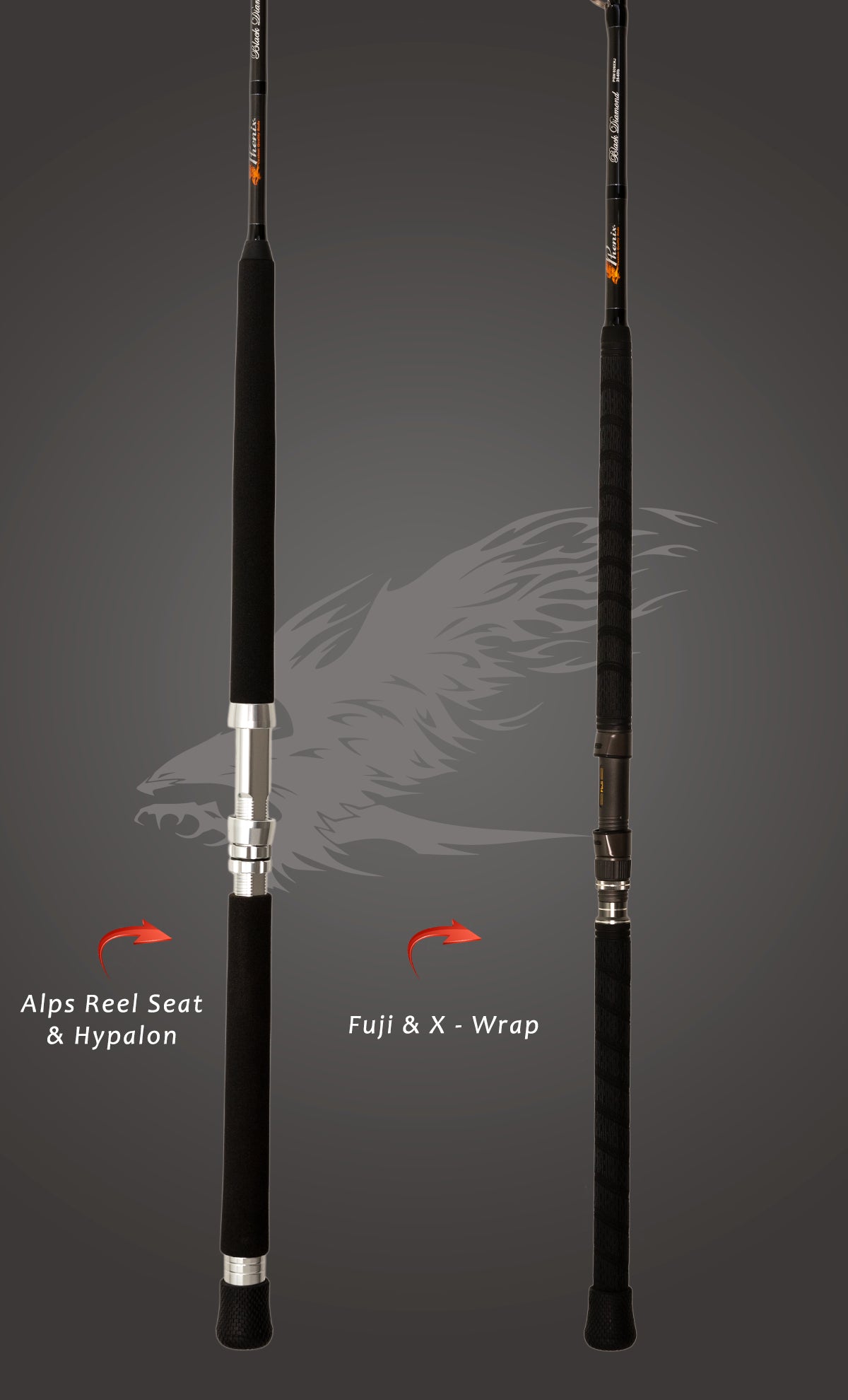 Phenix Black Diamond Casting Rods – White Water Outfitters