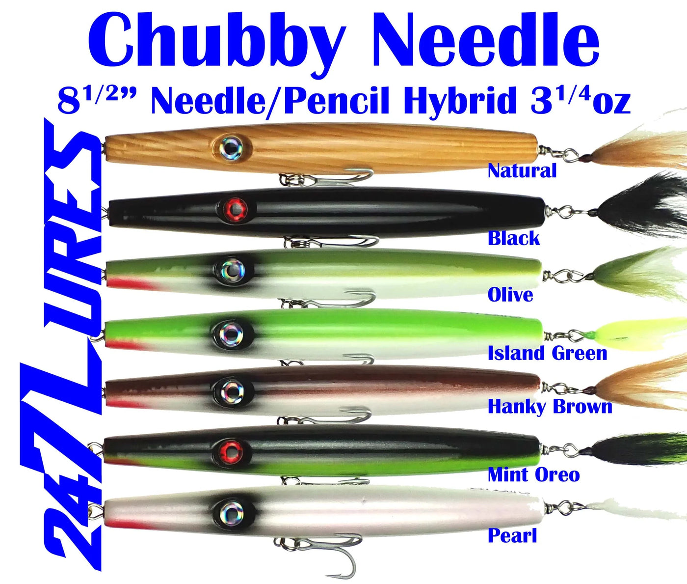 247 Lures Chubby Needlefish – White Water Outfitters 247 Lures Chubby Needlefish – White Water Outfitters