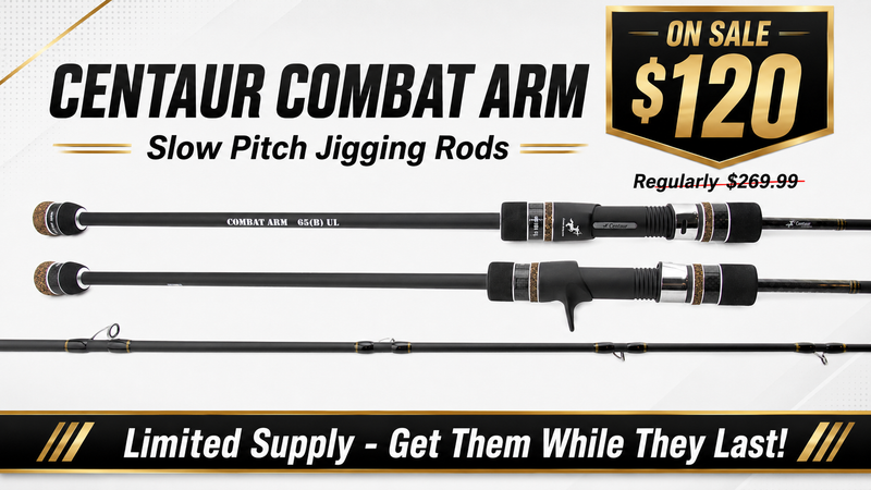 Centaur Combat Arm Slow Jigging Conventional Rods