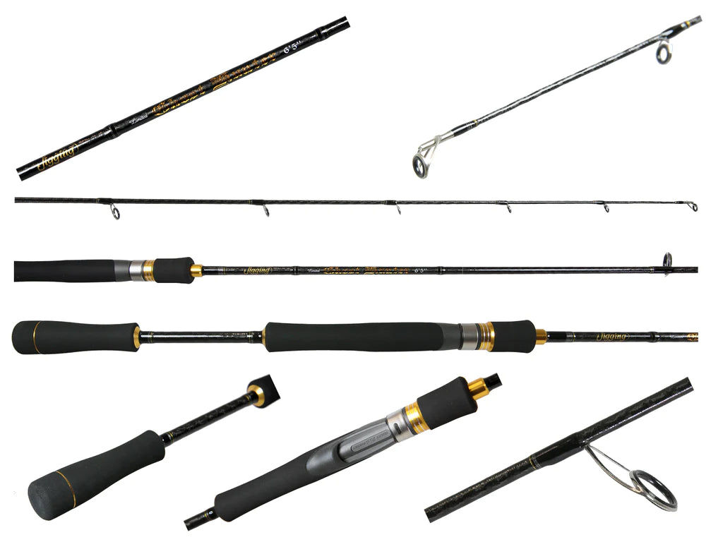 Jigging World Ghost Hunter Slow Pitch Spinning Rods – White Water
