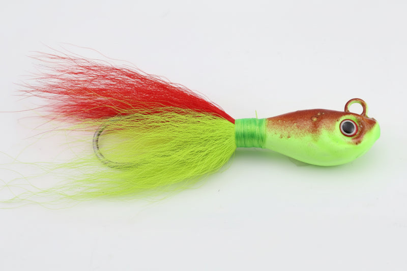 OG Jigs Fish Head Swing Hook Bucktails