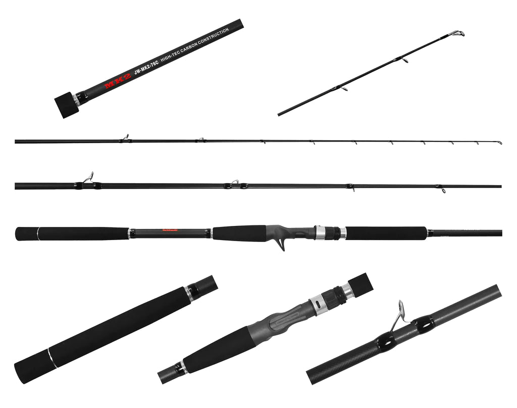 Jigging World MK2 Nano Carbon Conventional Rods – White Water Outfitters