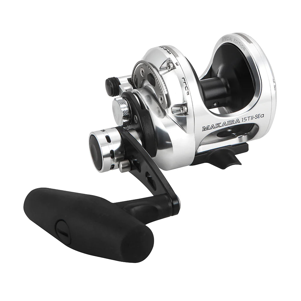 okuma casting reels Okuma Makaira SEa 2-Speed Lever Drag Reels – White Water Outfitters