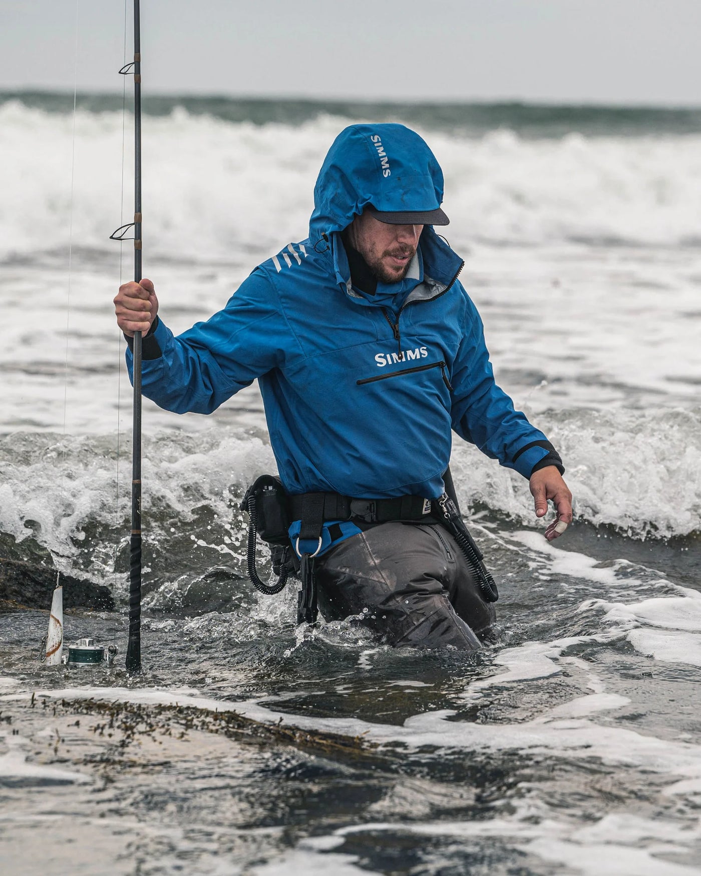 Simms Splash Cast Fishing Jacket Surf Top White Water Outfitters