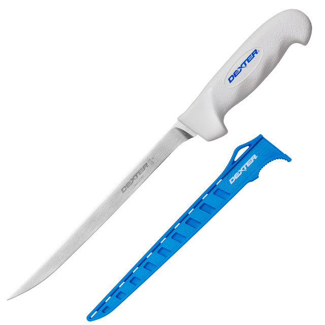 Dexter Outdoors SG133-8EG 8" SofGrip® Wide Fillet Knife w/ Edge Guard
