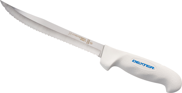 Dexter Outdoors® SG142-8TE 8 inch SOFGRIP® Tiger Edge Scalloped Knife