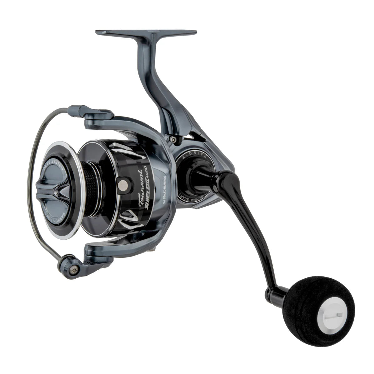 reel tsunami Forged Spinning line features like a solid titanium spool lip and bail wires Tsunami TSSHDII2500 Shield II Spinning