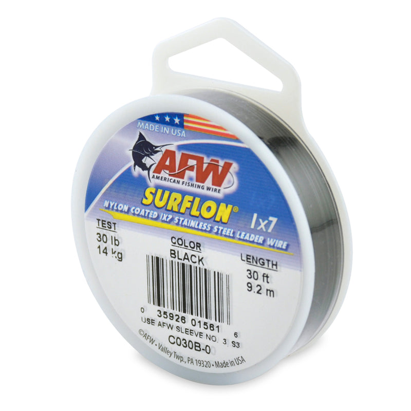 AFW Surflon Coated 1x7 Stainless Steel Cable
