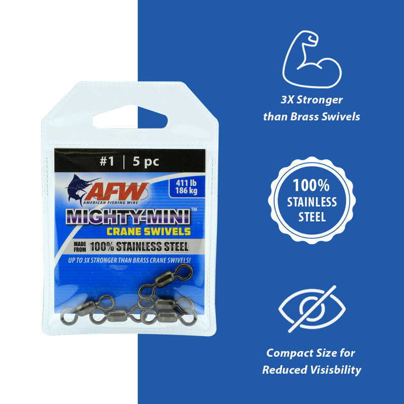 AFW Mighty Mini Stainless Steel Swivels