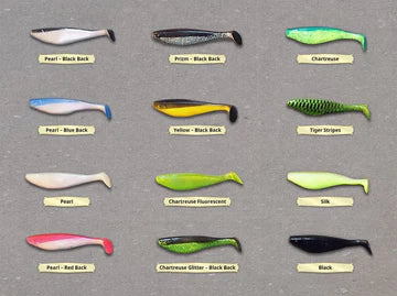 9er's Lures 4 Arm 6" NE 4 Way Shad Umbrella Rigs