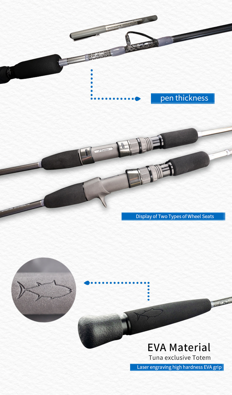 Centaur Chiron Tuna Adventurer Slow Jigging Conventional Rod