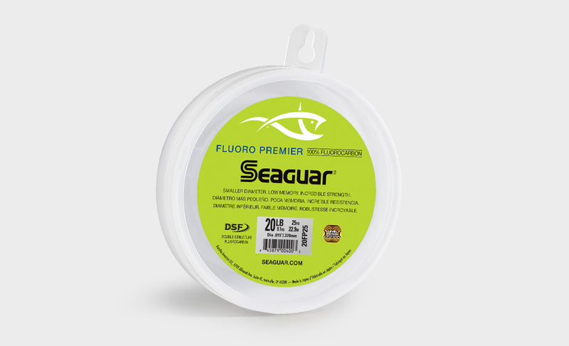Seaguar Premier Fluorocarbon Leader Material - 25yd. Spool