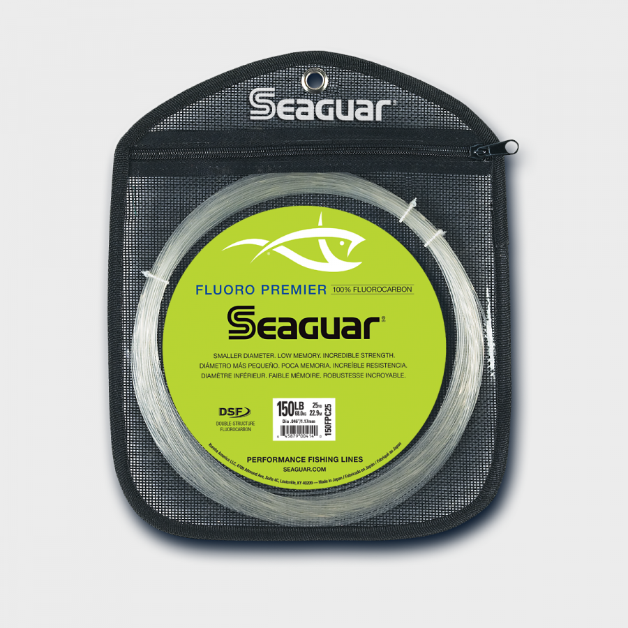 Seaguar Premier Big Game Fluorocarbon Leader Material Coils – White Water  Outfitters