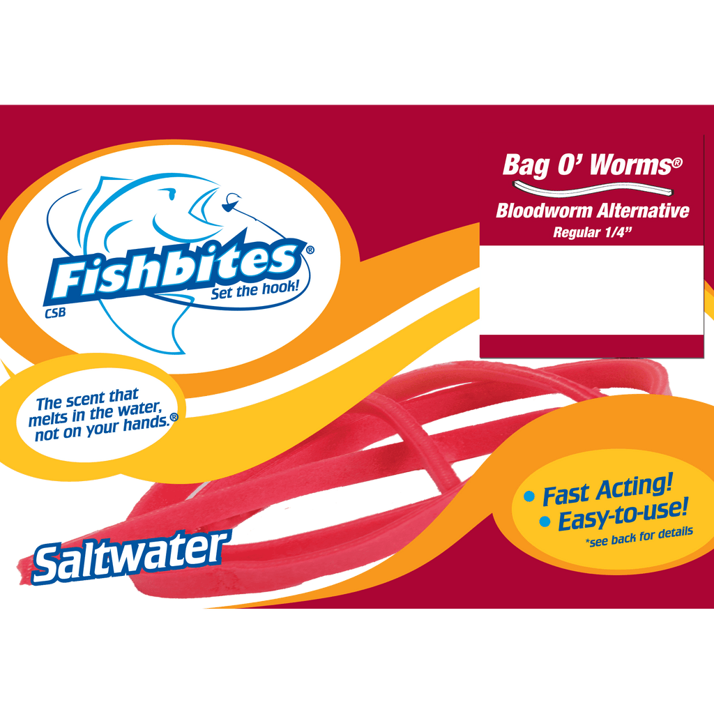 Fishbites Bag O' Worms - Fast Acting Bloodworm