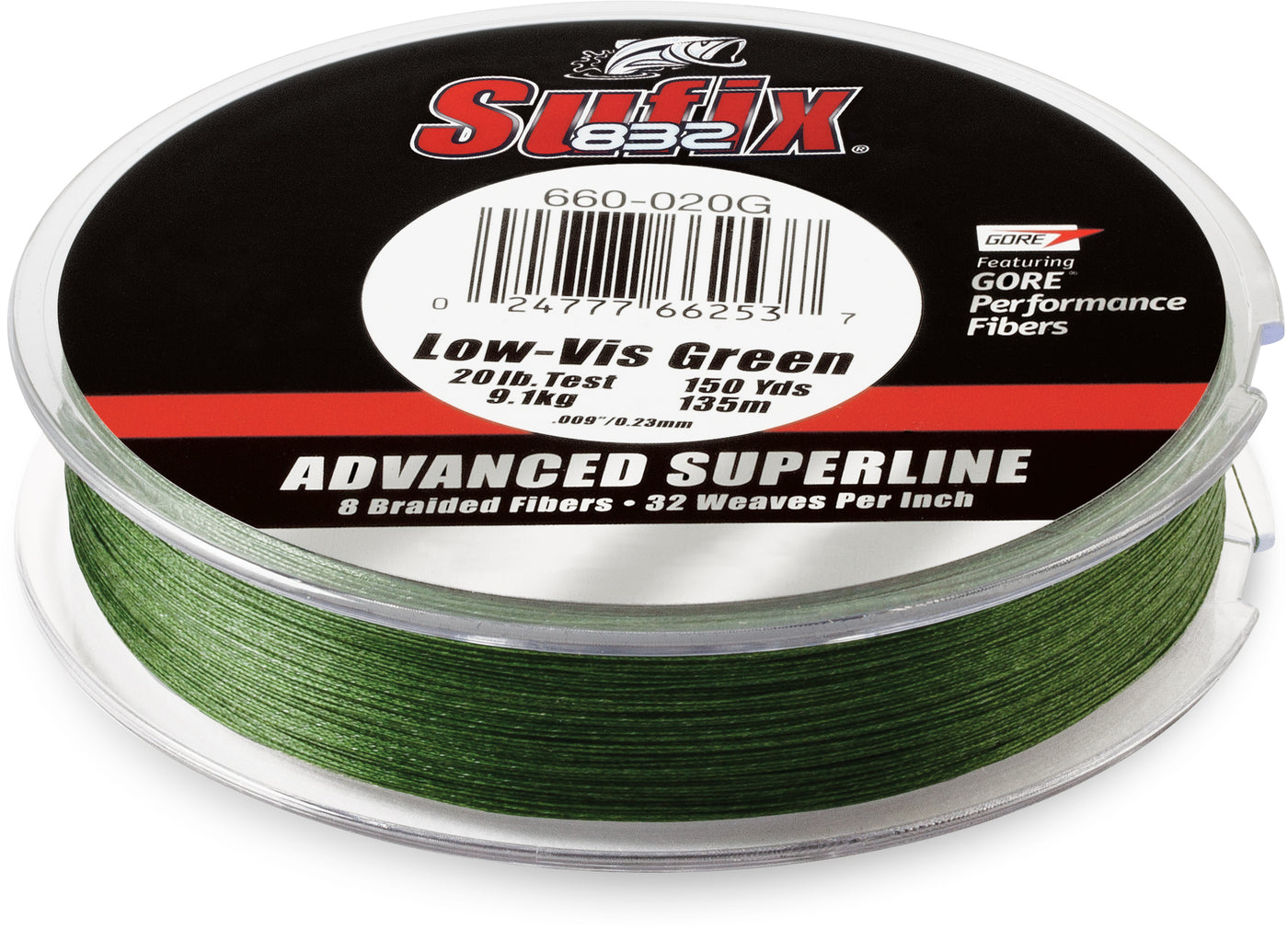 Sufix 832 Braid Fishing Line – Ghost 30 Lb, 300 Yd, Dyneema, Low Memory, Saltwater