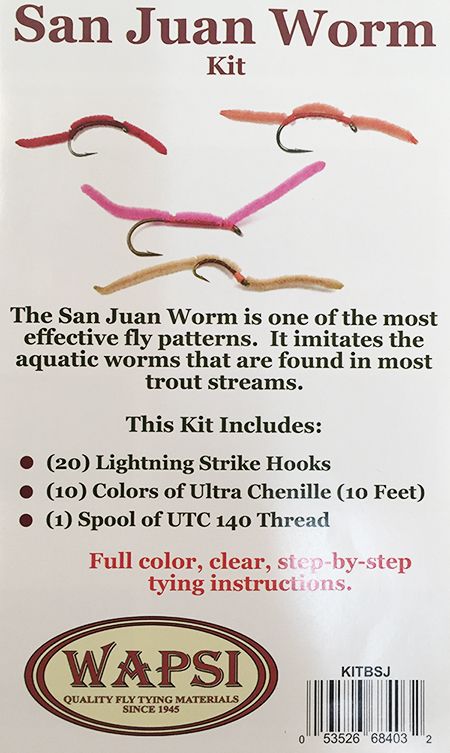 Wapsi San Juan Worm Fly Tying Kit