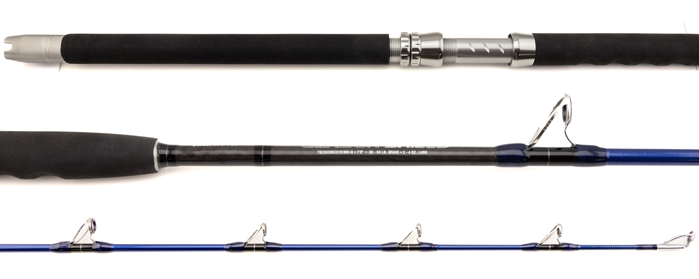 rod tsunami Tsunami Carbon Shield II Boat Casting Rods – White Water Outfitters