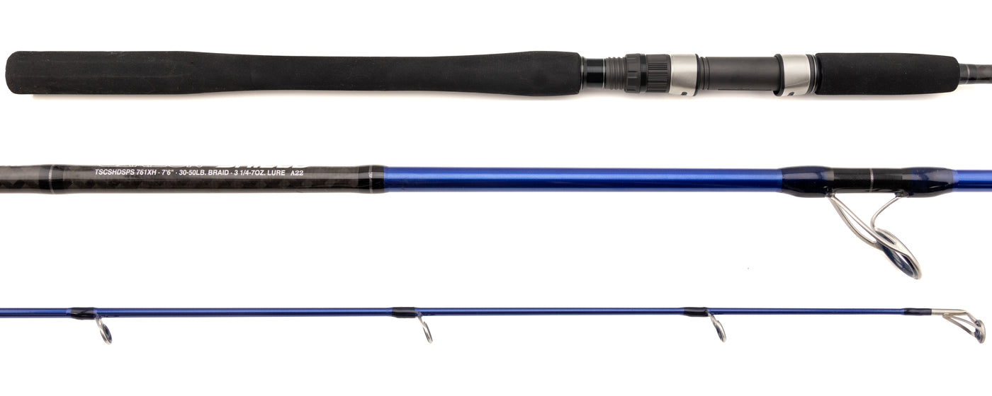 Tsunami Carbon Shield II Slow Pitch Jigging Spinning Rods – White Water  Outfitters