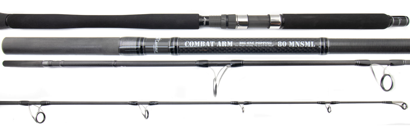 combat fishing pole Centaur Combat Arm BIG ONE Popping Rod – White Water Outfitters