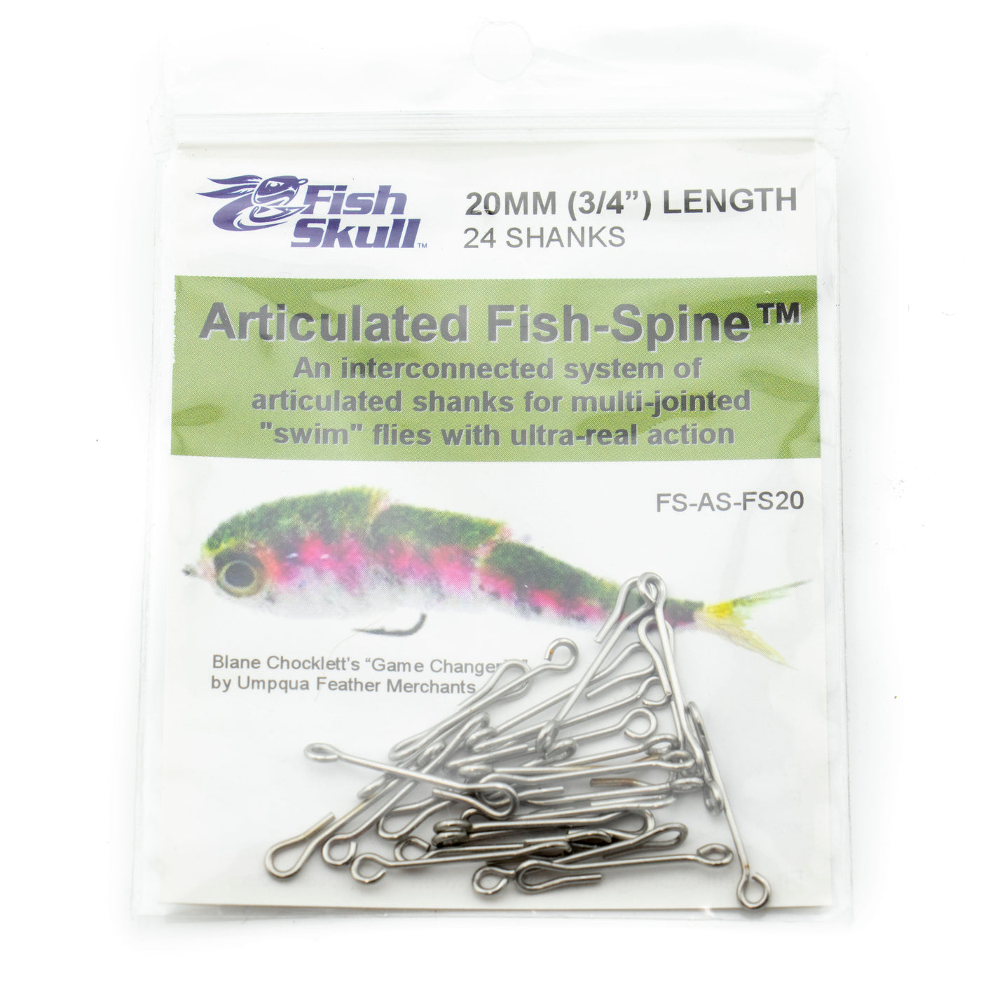 Fish Skull Articulated Fish-Spine Shanks – White Water Outfitters