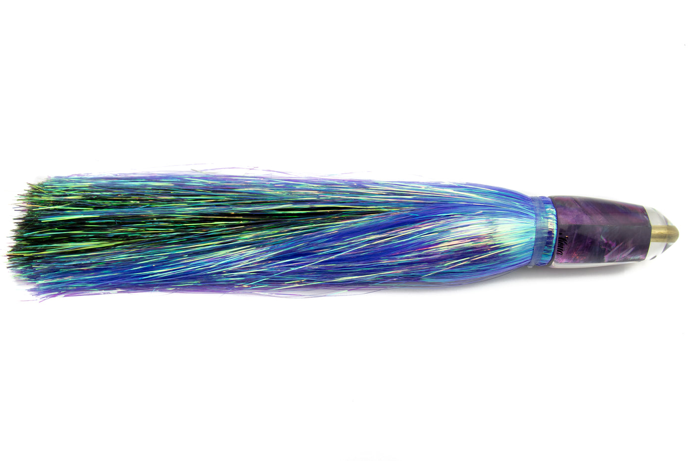 9'' Rainbow Style Lure Trolling Tuna Marlin Purle Head