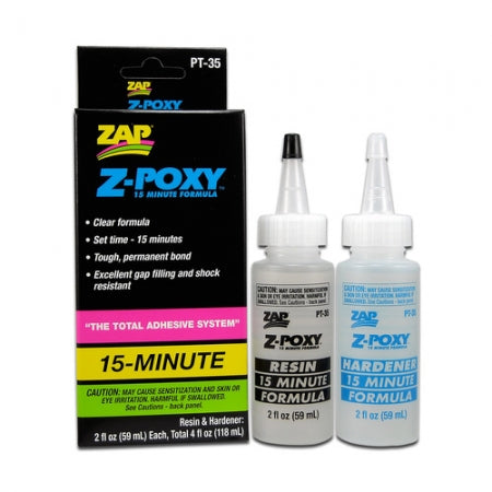 Zap-A-Gap Z-Poxy 15 Minute Epoxy