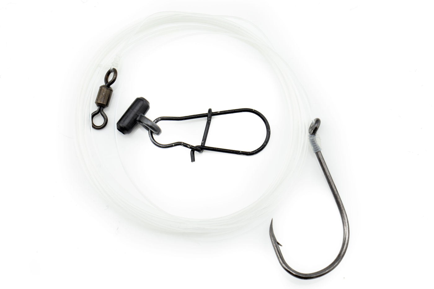 White Water Pro Fluorocarbon Striped Bass Live Bait Rigs – White