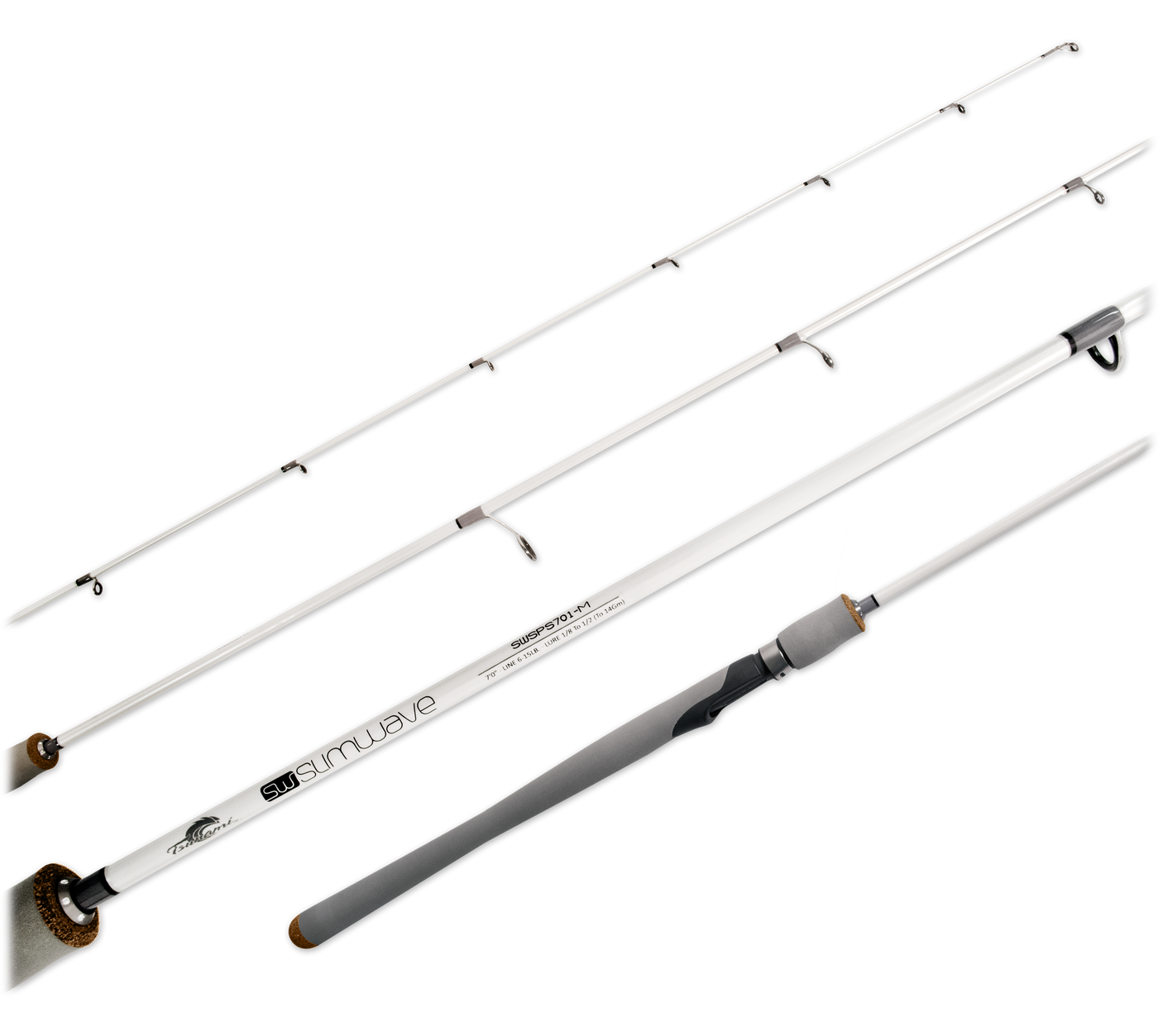 tsunami 7 slow pitch spinning rod Tsunami Slimwave Slow Pitch Spinning Rods