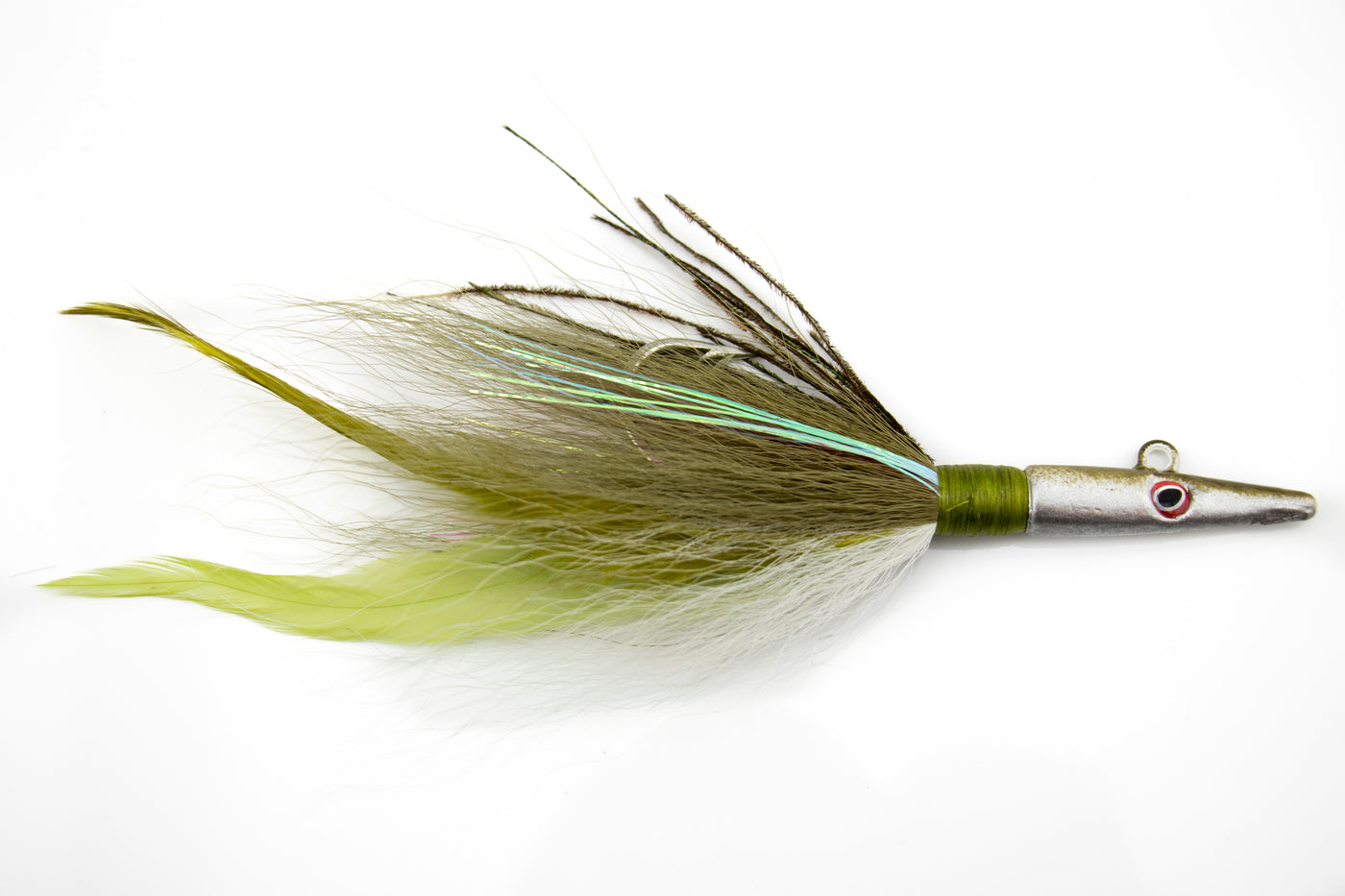 S&S Bucktails White Chin - 2 1/2oz - Sunny D